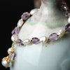 AMETHYST AND PEARL LUXURIOUS BRACELET