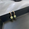 Load image into Gallery viewer, CLASSIC HETIAN JADE SILVER EARRINGS
