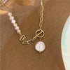 Load image into Gallery viewer, TOUCH OF ELEGANCE FRESHWATER PEARL GILDED NECKLACE
