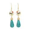 Load image into Gallery viewer, DAINTY ORNAMENTS BLUE TURQUOISE EARRINGS