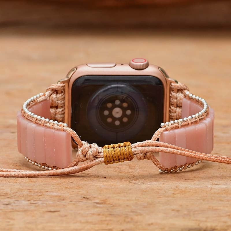 LOVING TOUCH PINK OPAL APPLE WATCH STRAP