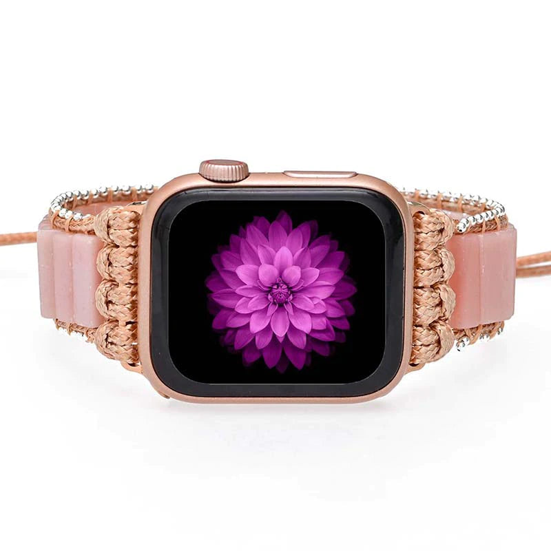 LOVING TOUCH PINK OPAL APPLE WATCH STRAP