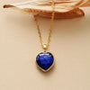 Load image into Gallery viewer, “ADORABLE SHE” ONYX AMETHYST &amp; LAPIS GILDED PENDANT