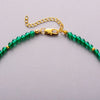 Load image into Gallery viewer, GREEN LUSTER ONYX BEADED NECKLACE