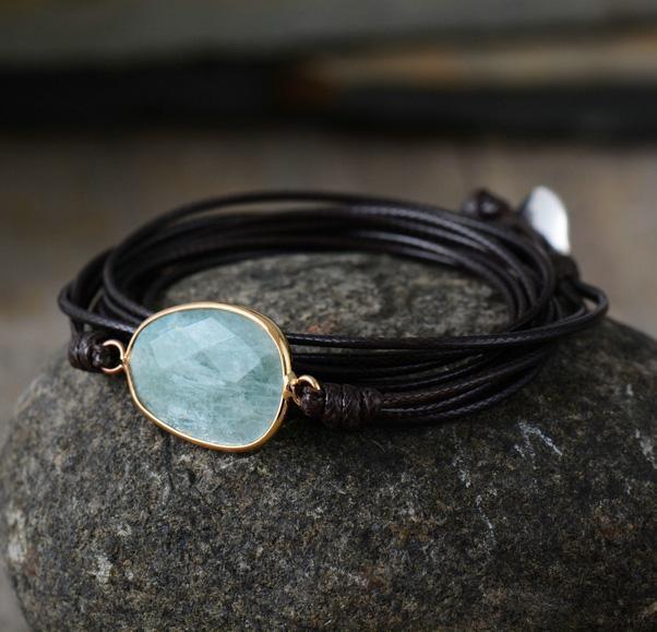 HIS & HERS AMAZONITE CLEANSING BRACELET