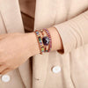 Load image into Gallery viewer, COLORFUL AMETHYST WRAP BRACELET