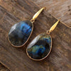 Load image into Gallery viewer, LABRADORITE CHARMING “EARRINGS OF THE DREAMERS”