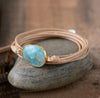 HIS & HERS AMAZONITE CLEANSING BRACELET