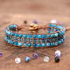 Load image into Gallery viewer, BLUE BUTTERFLY AGATE BRACELET