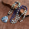 IMPERIAL BLUE PROTECTIVE MALA NECKLACE