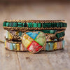 Load image into Gallery viewer, FOUR CHAKRA POINTS SPIRITUAL WRAP BRACELET