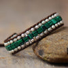 UNISEX TIBETAN MALACHITE BRACELET