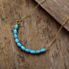 NATURAL STONE MALA CHAIN NECKLACE