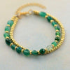 Load image into Gallery viewer, MYSTICAL FOREST GREEN ONYX BRACELET