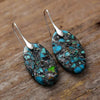 Load image into Gallery viewer, OVAL CHARMING JASPER EARRINGS