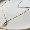 Load image into Gallery viewer, SUPERB VINTAGE PURE GOLD &amp; PEARL NECKLACE