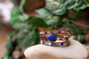 Load image into Gallery viewer, SQUARE BEADS LAPIS WRAP BRACELET