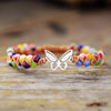 Load image into Gallery viewer, VIBRANT ENERGIES BUTTERFLY MACRAME BRACELET