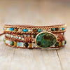 Load image into Gallery viewer, SHEER ENERGY TURQUOISE WRAPPED BRACELET